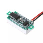 Digital voltmeter with green LEDs, 3.5 - 30 V, small, 3-digit and 2-wire